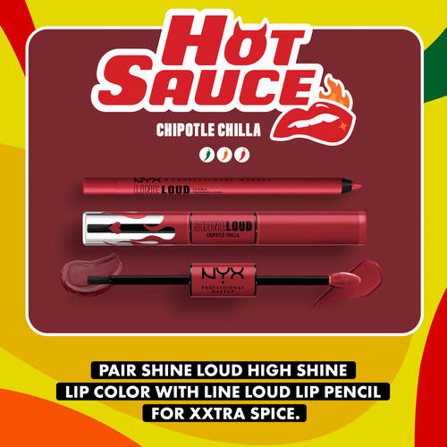 NYX - Labial Shine Loud PRO Pigment Lip Shine - Chipotle Chilla