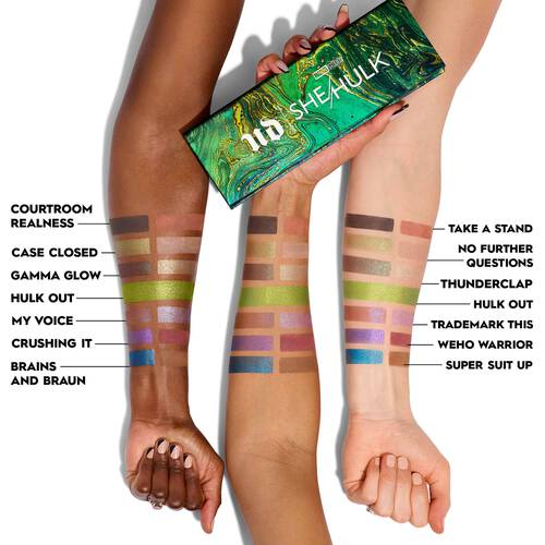 Paleta de sombras Urban Decay - Edición She Hulk (XL)