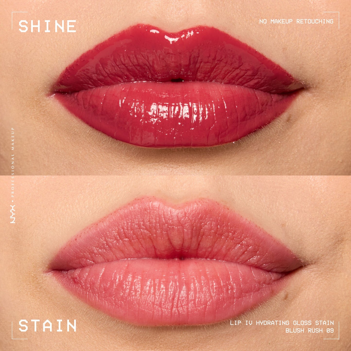 NYX - Lip I.V. Tinte Labial Hidratante Efecto Gloss - Bubblegum Burst