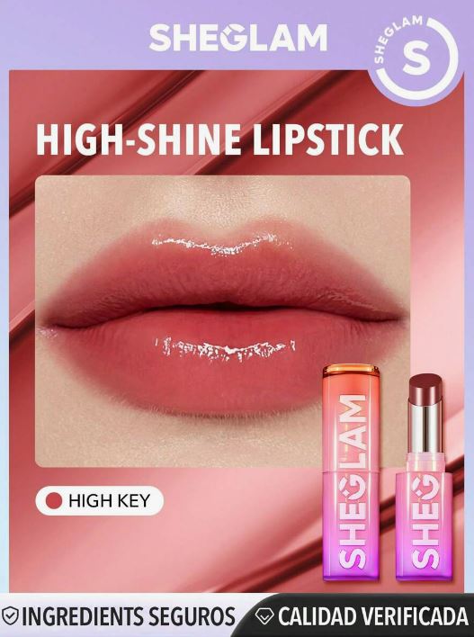 SHEGLAM Barra de labios de alto brillo Mirror Kiss - High Key