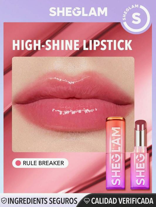 SHEGLAM Barra de labios de alto brillo Mirror Kiss - Rule Breaker