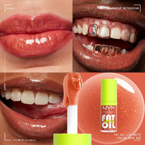 NYX - Brillo Labial - Gloss Fat oil - FOLLOW BACK