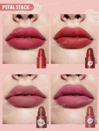 SHEGLAM Mega pilas de labios - Petal Stack