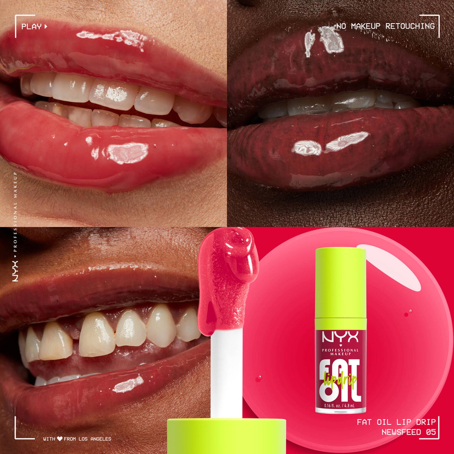NYX - Brillo Labial - Gloss Fat oil - NEWSFEED